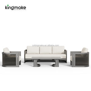 Canapé <span class=keywords><strong>de</strong></span> <span class=keywords><strong>jardin</strong></span> en aluminium <span class=keywords><strong>de</strong></span> luxe Foshan, mobilier d'extérieur moderne, ensemble <span class=keywords><strong>de</strong></span> canapés <span class=keywords><strong>de</strong></span> <span class=keywords><strong>jardin</strong></span> - Product Image 3