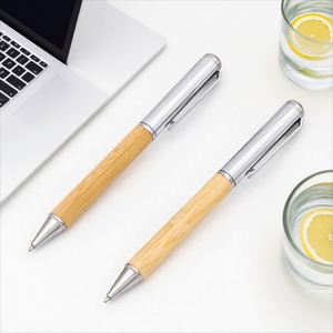 High Quality Custom Logo Bamboo Fountain and Ballpoint <b>Pen</b> Set Promotional for Business Writing and School Gift for Enterprises - Product Image 6