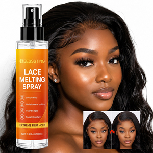 Spray Fijador de Cabello con Logotipo Personalizado, Aspecto Natural, Fijación Rápida, Fuerte y Duradera, Nutritivo, Fijación Media, Aceite para el Cabello, Spray para Derretir el Encaje - Product Image 1