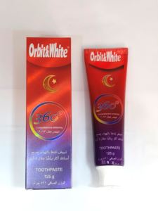 Orbit&White Vente en gros de produits chimiques pour soins bucco-dentaires Dentifrice blanchissant 125g Élimine les taches dentaires Souffle frais longue durée Utilisation à domicile - Product Image 2