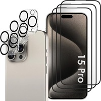 3 Paket Pelindung Layar Privasi Pelindung Lensa Kamera untuk iPhone 17 Pro Max Kaca Tempered 9H HD Tebal Anti-Silau untuk iPhone 16