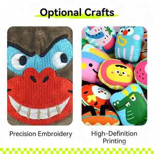 Jouet pour <span class=keywords><strong>chien</strong></span> en peluche Monster, interactif et couineur, avec balle élastique intégrée pour le nettoyage <span class=keywords><strong>des</strong></span> <span class=keywords><strong>dents</strong></span>, jouet en peluche brodé - Product Image 3