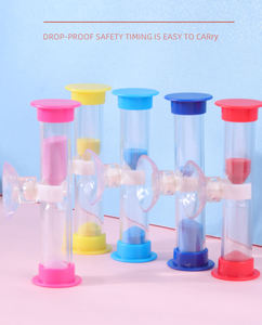 นาฬิกาทรายพลาสติก 1 2 3 5 10 นาที พร้อมจุกดูด สำหรับเด็ก - Product Image 2