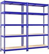 Estante de acero ajustable de alta resistencia Estantería de garaje de almacenamiento de fábrica barata para almacén Despensa Tienda en línea para suministro de <span class=keywords><strong>Amazon</strong></span> - Product Image 6