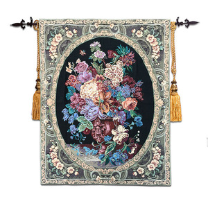 Art européen personnalisé fait à la main tenture murale en coton tissu 118X138CM Aubusson Gobelin <span class=keywords><strong>tapisserie</strong></span> - Product Image 1