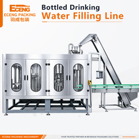 Machine de remplissage automatique d'eau en bouteille Big Bottled Water Filling Machine 72-72-18 pour petite usine d'eau