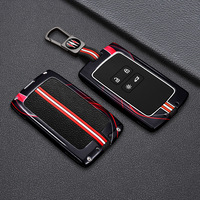 Housse de clé de voiture en alliage de zinc pour Renault Duster Captur Clio Logan Megane 1 2 3 Koleos Scenic Nema Fluence Zoe Accessoires auto