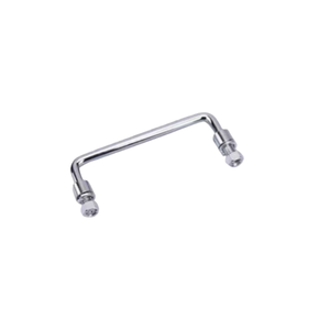 Poignée en acier au carbone HB Factory LS506-100, distance entre les trous de 100 mm, convient aux portes d'armoires d'équipements industriels modernes - Product Image 3