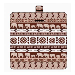 Custom Logo <b>Waterproof</b> Moisture-Proof Thickened Polyester Picnic Mat Foldable Portable Outdoor Camping Beach Travel Corporate - Product Image 1