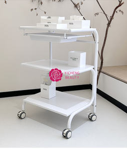 Yicheng Beauty nouvelle mode chariot multicouche chariot Salon <span class=keywords><strong>3</strong></span> couches chariot chariot étagères roulantes organisateur de stockage chariot chariot - Product Image 3