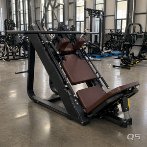 Máquina Comercial de <span class=keywords><strong>Prensa</strong></span> de Piernas Lineal y Hack Squat con Carga de Discos, 2 en 1, Doble Función, Entrenador de Piernas, Equipo Profesional de Gimnasio para Fuerza - Product Image 3