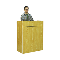 Pupitre en bois pour salle de classe, estrade en bois pour église, pupitres de discours