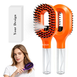 Handheld 2-in-1 Water Spray Smoothing Comb – Anti-Static Frizz Control, Dry & Wet Styling Dual-Use <b>Brush</b> - Product Image 1