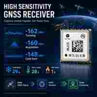 Module GNSS WT-62-UB basse consommation avec LNA SAW intégré pour le positionnement GPS GLONASS BeiDou