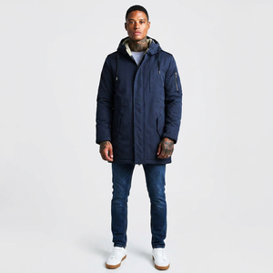 Servicio OEM, Parka de Otoño 2026, Superventas, Moda Popular, 100% Algodón, Cuello Alto, Chaqueta Larga sin Costuras - Product Image 1