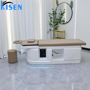 Kisen Luxury Salon Shampoo Bed Japanese Head Spa Machine Thai Massage Table Premium Beauty Salon Furniture Set with <b>Led</b> <b>Light</b> - Product Image 2