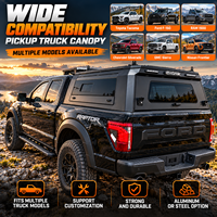 Capot de benne en aluminium pour pick-up, couvercle rigide verrouillable et étanche, garantie 1 an, pour 4x4, protection du chargement et des voyages