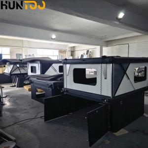 Huntoo Nouvelle auventeuse compacte pliable en aluminium pour pick-up 4x4 tout-terrain, robuste, étanche et facile à installer - Product Image 2