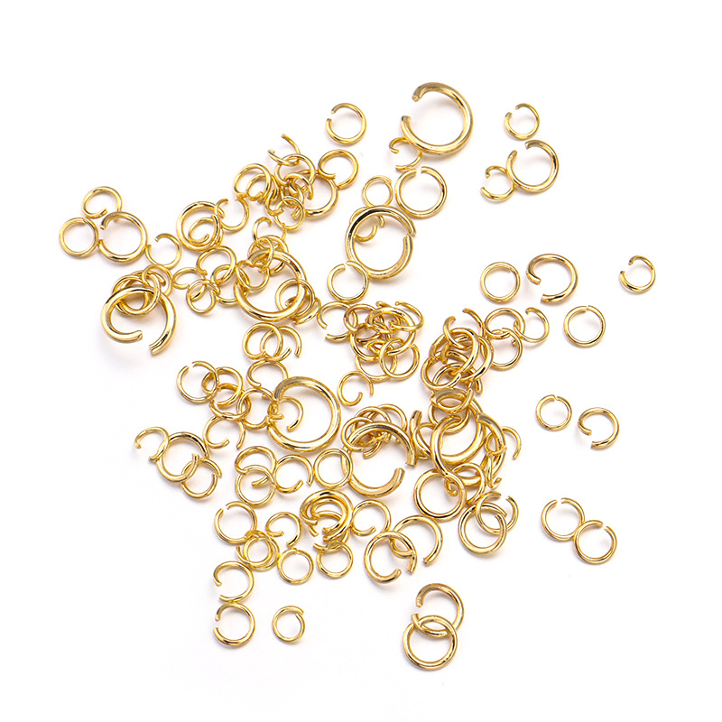 Anillo de apertura al vacío de oro.