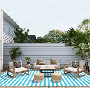 Alfombra <span class=keywords><strong>de</strong></span> Polipropileno Tejido para RV, Uso Interior/Exterior, Camping, Viajes, Oración y Picnics - Alfombra para Exteriores - Product Image 3