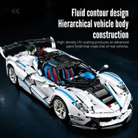 XINZHUAN XZ0016 2026 MOC City Racing Car Hypercar Model Sports car Vehicle Bricks Toys for Kids Boys Gifts Building Blocks Sets
