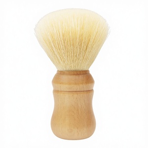 Brocha de Afeitar Maclura de Pelo de Texugo Puro con Mango de Madera Estilo Clásico para Hombres, Tazón de Afeitar de Madera - Product Image 6