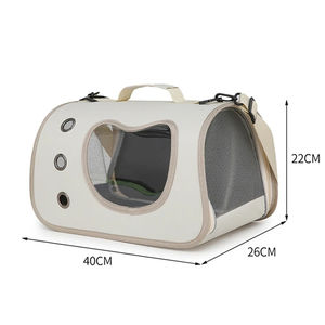 <span class=keywords><strong>Borsa</strong></span> portatile per animali domestici di grande capacità pieghevole da esterno a tracolla traspirante per gatti <span class=keywords><strong>borsa</strong></span> per il trasporto di cani gatti - Product Image 5