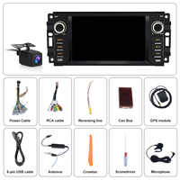 Autoradio stéréo Junsun US Stock pour Jeep Wrangler JK 2007-2018 avec caméra, unité centrale Android, multimédia, GPS, navigation