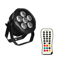 6x18W IP65 imperméabilisent l'utilisation d'intérieur extérieure de la lumière DMX512 de lavage d'étape de la lumière RGBWA de pair de LED