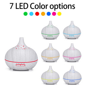 Diffuseur d'arômes YX-158, grain de bois blanc, humidificateur électrique 0,5 L avec fonction de minuterie pour usage domestique - Product Image 4