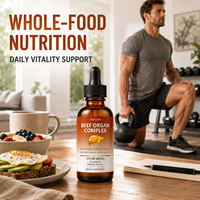 OEM ODM Vitality Boost Daily Wellness Gouttes liquides d'organes bovins de haute pureté à absorption rapide