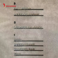 Letras de Metal 3D para Exteriores, Letras Doradas para Pared, Publicidad Personalizada del Fabricante BRANDNEWSIGN, Letrero para Floristería, Hotel