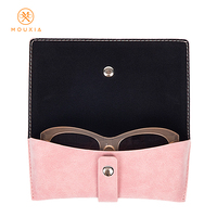 Pochette à lunettes anti-odeur et respectueuse de la peau avec crochet de suspension, doublure douce anti-rayures, logo personnalisé, fournisseur direct d'usine