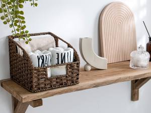 Круглая корзина из ротанга ручной работы для хранения хлеба, плетеная корзина из морской травы для фруктов, тонкая корзина-органайзер, большая корзина в форме сердца - Product Image 4