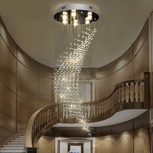 Hôtel de luxe hall <span class=keywords><strong>maison</strong></span> plafond pendentif lustres lumière luminaires décoratifs <span class=keywords><strong>lustre</strong></span> en cristal éclairage moderne - Product Image 3