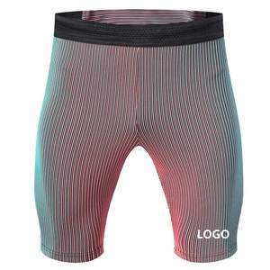 กางเกงรัดรูปวิ่งผู้ชายแบบสกินนี่ ผ้ายืดหยุ่นสูง ซับในอย่างดี สำหรับการฝึกซ้อม แห้งเร็ว เหมาะสำหรับฟิตเนสและวิ่งมาราธอน - Product Image 5