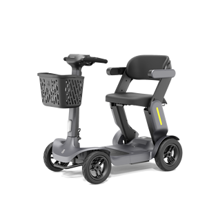 Scooter eléctrico plegable inteligente para viajes, apto para el maletero, antideslizante en pendientes, con freno automático y cesta. - Product Image 3