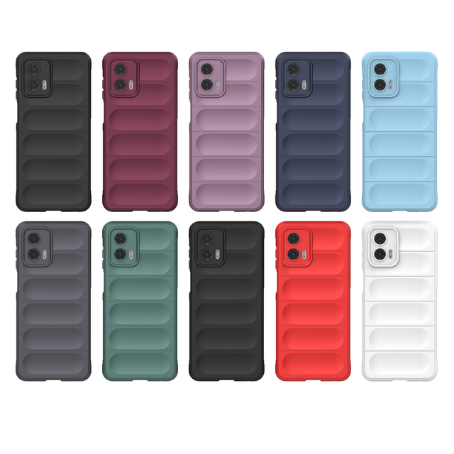 Drop-resistant fashion TPU silicone phone case to protect phone camera For Motorola MOTO G73 5G phone case