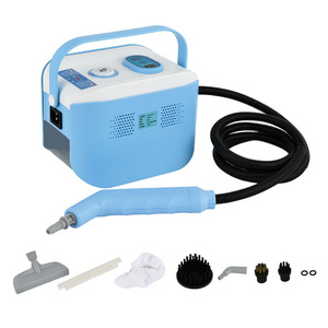 Nettoyeur vapeur électrique portatif 1500W avec écran numérique et trois réglages de température pour cuisine et climatiseur - Product Image 5