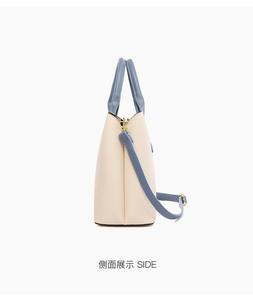 Diseño de lujo personalizado al por mayor Pu cuero bolsas de mano de moda Color sólido bolsos bandolera para mujer - Product Image 5