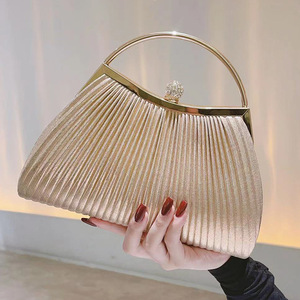 Luxury Evening Bling Handbag Rhinestone Handmade Women Bag <b>Clutch</b> Purses for <b>Wedding</b> Party with Shoulder Chain - Product Image 2