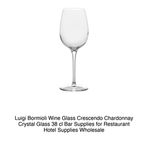 แก้วคริสตัลชาร์ดอนเนย์ Crescendo 38 ซล. ยี่ห้อ Luigi Bormioli สูง 22.3 ซม. เส้นผ่านศูนย์กลาง 8 ซม. - Product Image 2