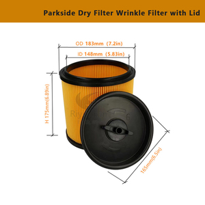 Pièces de rechange pour aspirateur eau et poussière Riyingxin, filtre à cartouche pour Parksides <span class=keywords><strong>LIDL</strong></span> PNTS 1250 	 Pièces et accessoires pour aspirateur - Product Image 2