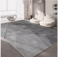 Tapis moderne en velours cristal Tapis nordiques de luxe élégants pour le salon