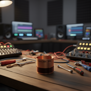 วอยซ์คอยล์ลำโพง 25 มม. ASV 2 ชั้น 4 โอห์ม สำหรับมืออาชีพ - Product Image 3