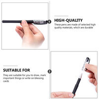 B2C plate-forme qualité Gel stylo recharge 0.5mm noir personnalisé en gros encre Gel stylos ensemble pour l'écriture scolaire