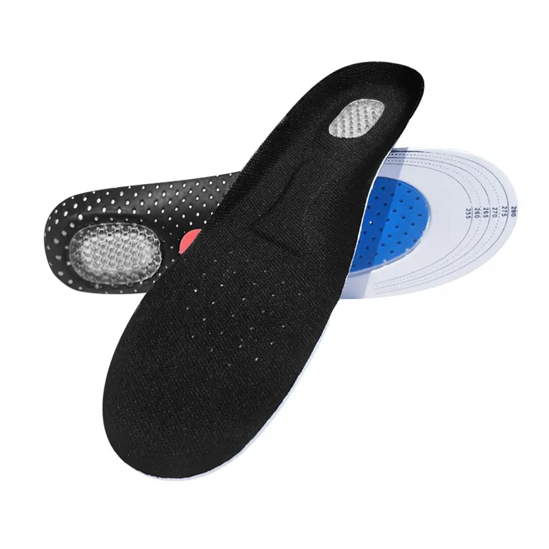 Sport Running Silicone Gel Insoles for feet Man Women for shoes insole