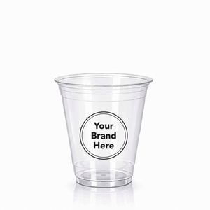 Vaso de Viaje de Papel y Plástico de 500 ml (17 oz) Multiusos con Tapa Abatible y Pajita Redonda para Cafetería, Vaso de Plástico en Forma de U - Product Image 1