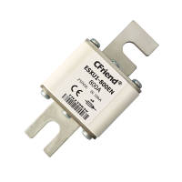 Fusible céramique-cuivre CFriend 800A 250Vdc 50kA à corps carré, à action rapide, type fourche ESXU1-800EN