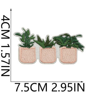 Parche Bordado Termoadhesivo Ecológico para Decoración de Sombreros, Ropa y Mochilas, Nuevo Diseño con Oso, Flor, Hoja, Hongo y Corazón en Color Café - Product Image 6